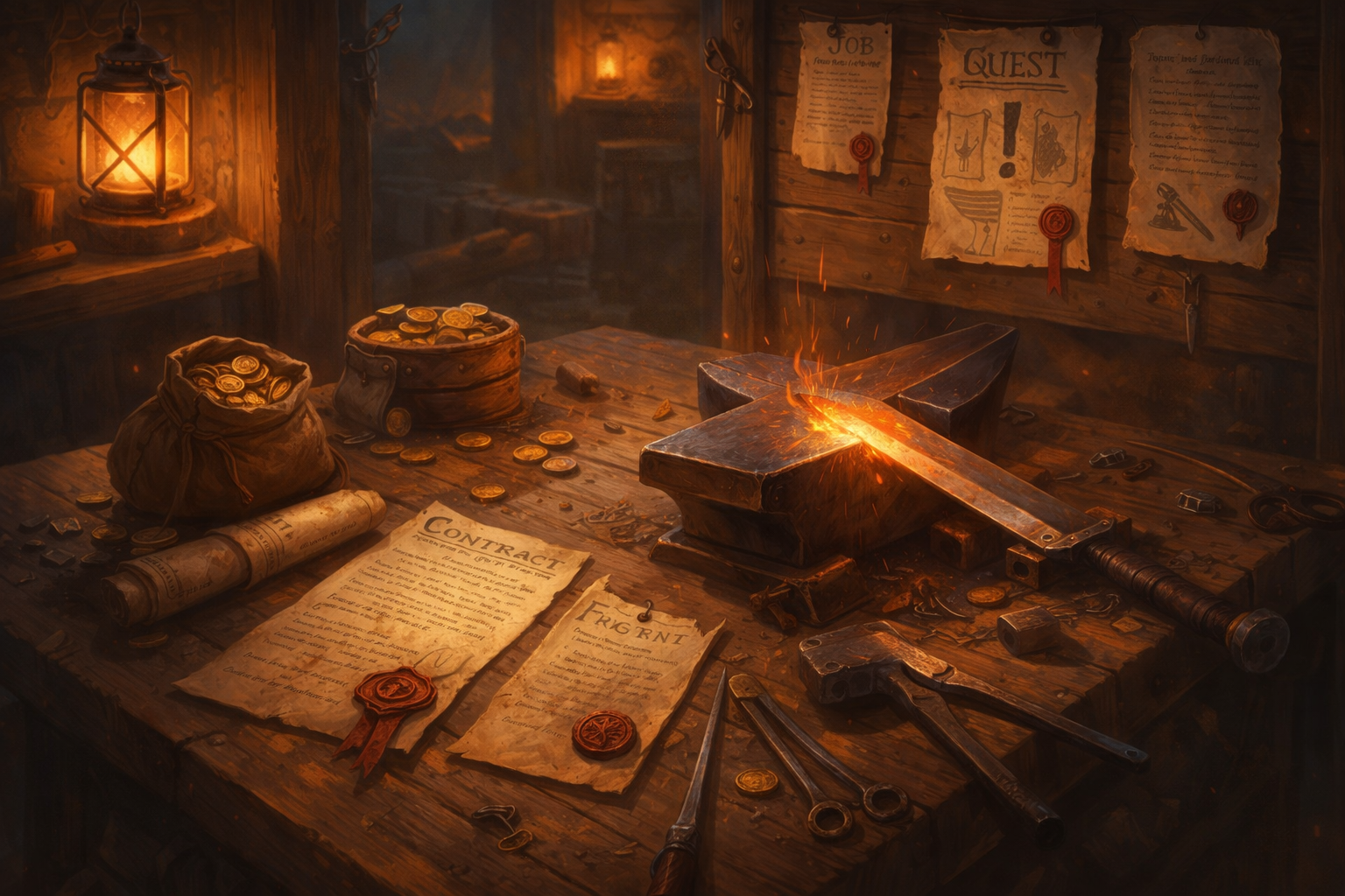 Coins and Caravans Concept Art